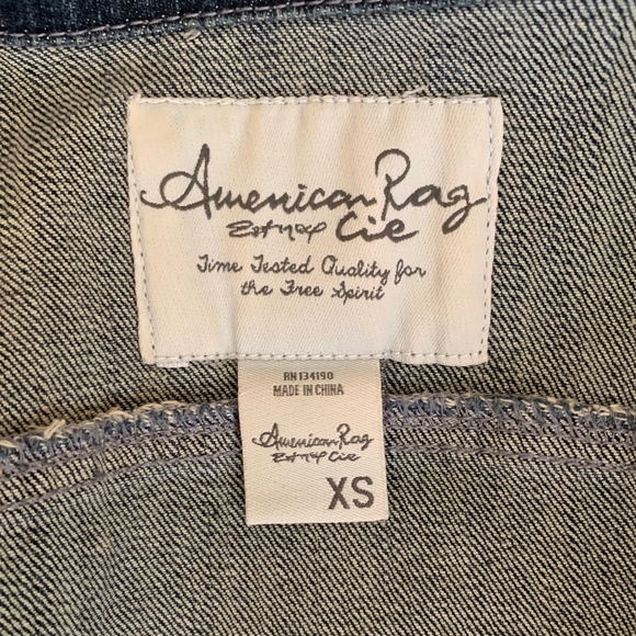 EUC- American Rag Dark/Distressed Denim Jacket! - Picture 6 of 6